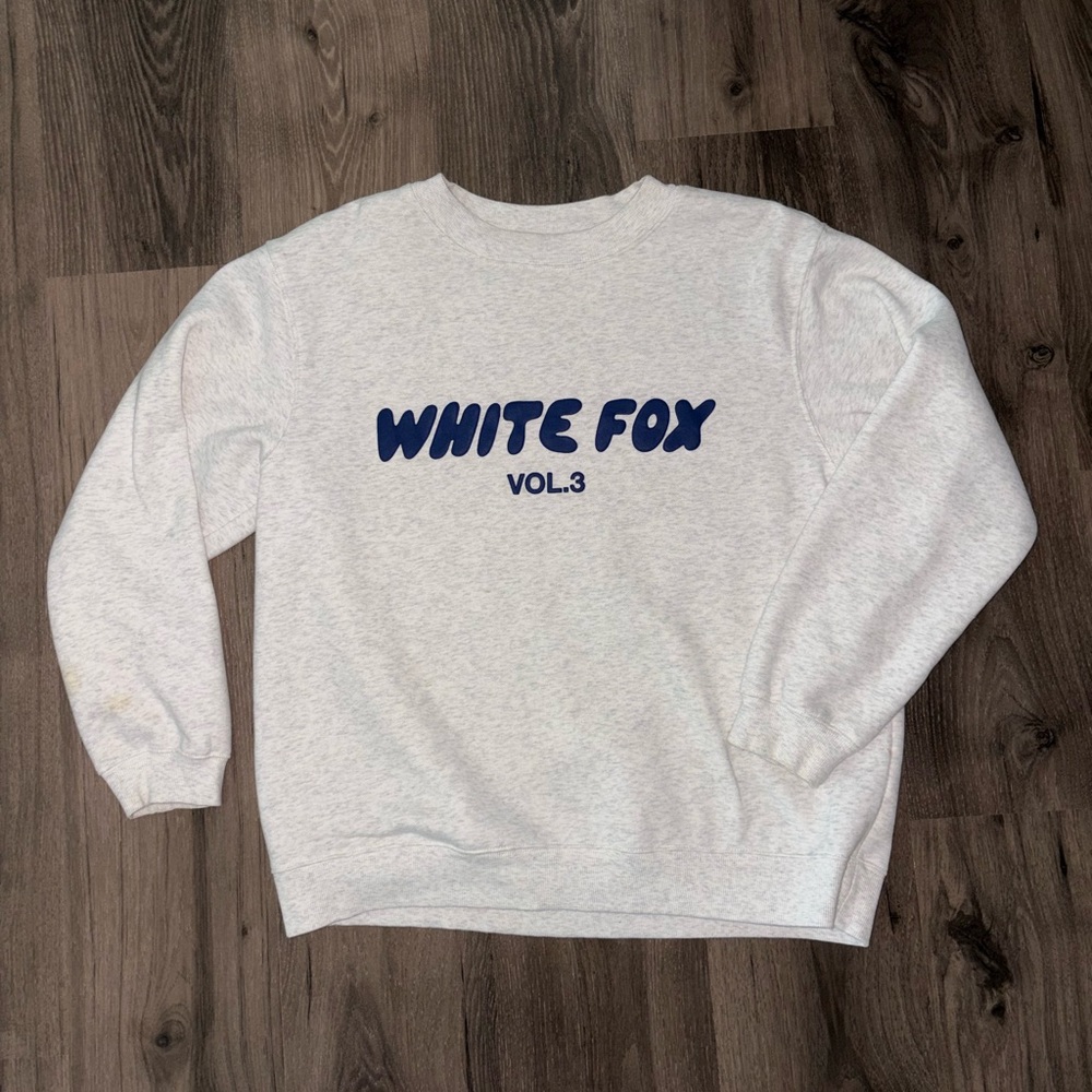 White Fox Vol.3 Gray Sweatshirt